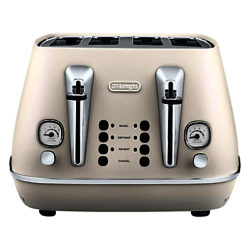 De'Longhi Distinta 4-Slice Toaster White